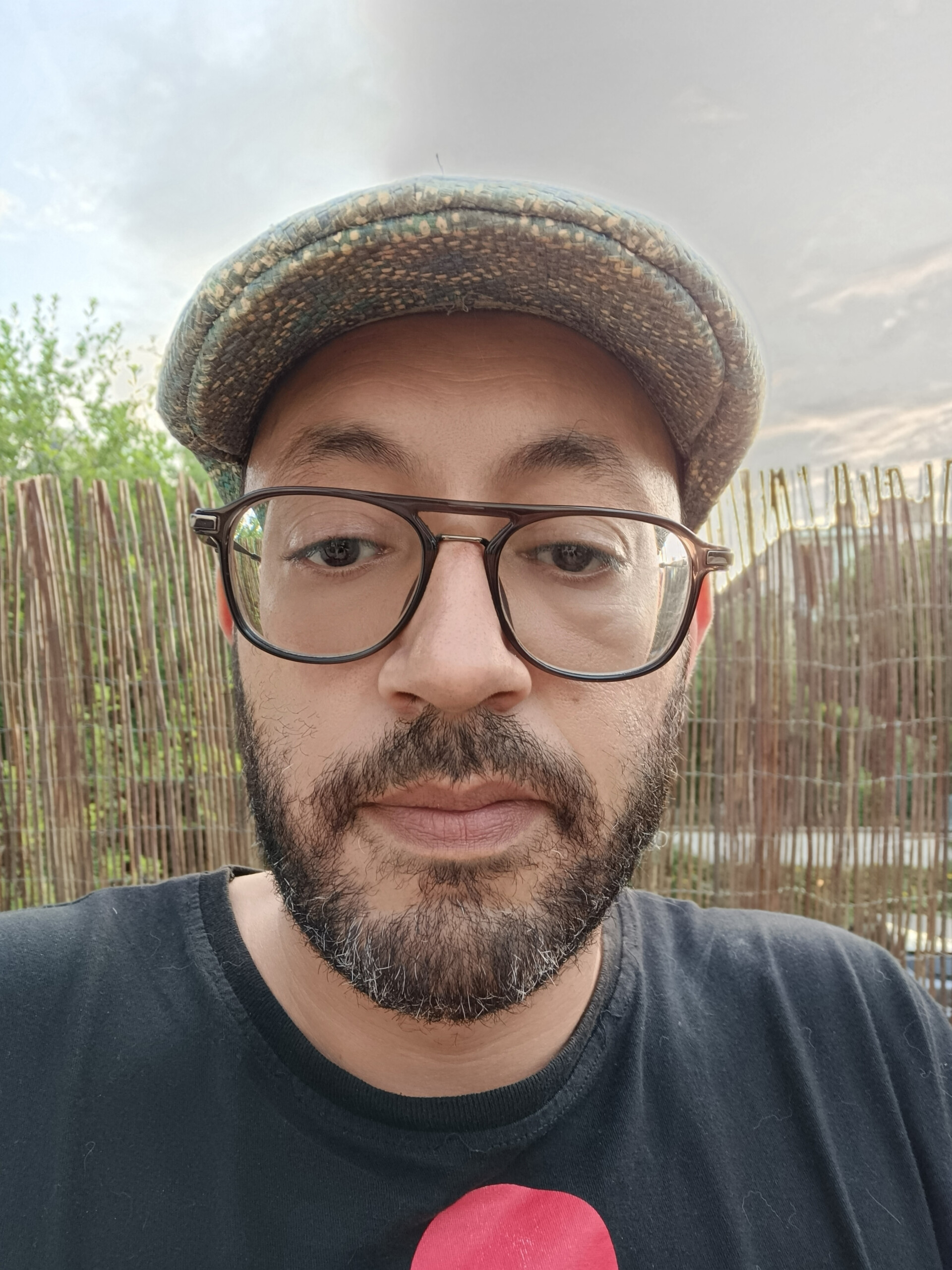 Selfie sans modification du visage