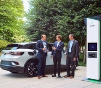Une recharge sur le réseau Electrify America // Source : Electrify America