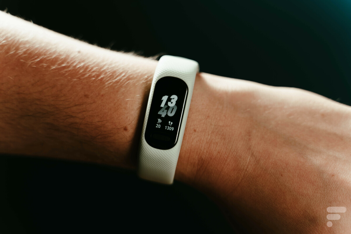 Le Garmin vivosmart 5 // Source : Frandroid - Anthony Wonner Le Garmin vivosmart 5 // Source : Frandroid - Anthony Wonner