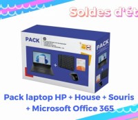 Pack laptop HP + House + Souris  + Microsoft Office 365   — Soldes d&rsquo;été 2022