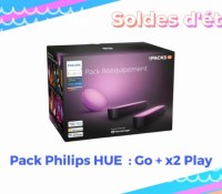 Pack Philips HUE   Go + x2 Play  — Soldes d&rsquo;été 2022 (1)