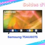 Excellent prix pour cet immense TV 4K Samsung 75 pouces à la fin des soldes Excellent prix pour cet immense TV 4K Samsung 75 pouces à la fin des soldes