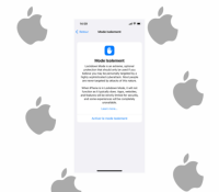 Le nouveau mode isolement d'Apple // Source : Frandroid