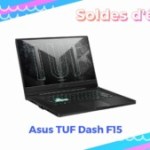 Asus TUF Dash F15 — Soldes d’été 2022 Asus TUF Dash F15 — Soldes d’été 2022