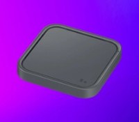 chargeur sans fil 15 W samsung fond violet
