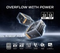 Voici la MEG Ai1300P, la première alimentation ATX 3.0 // Source : MSI