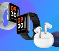 La Realme Watch 3 et les Realme buds Air 3 Neo // Source : Realme, montage Frandroid