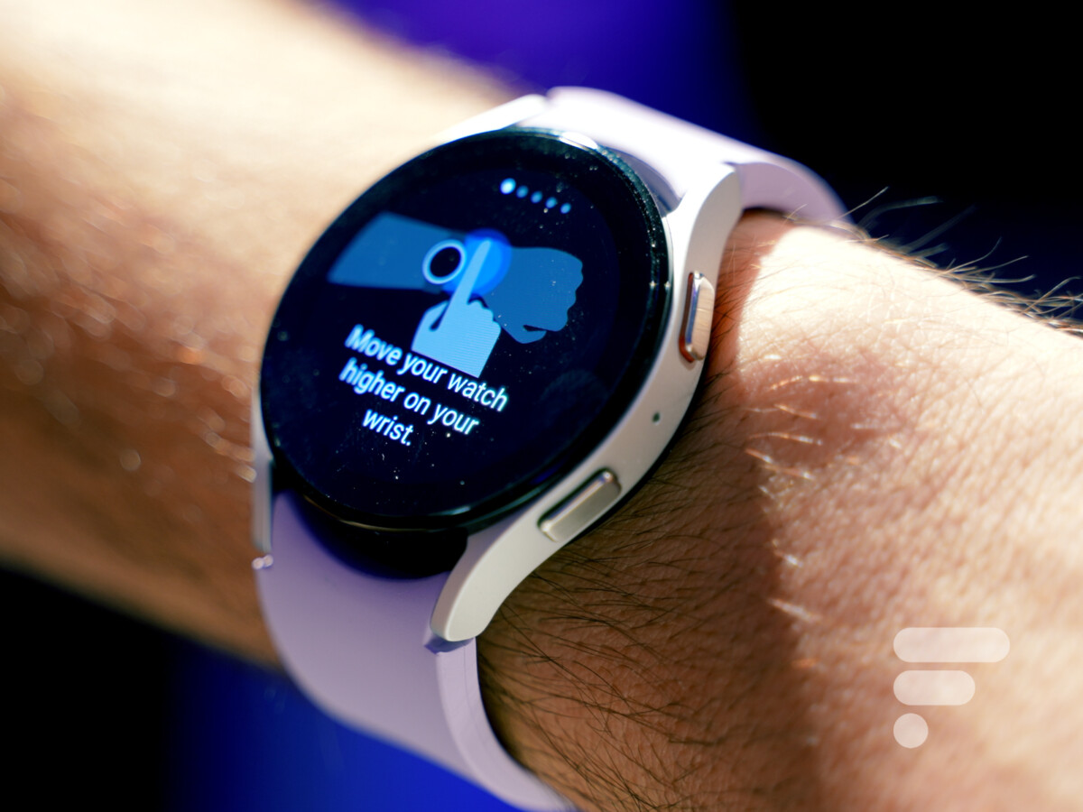 La Samsung Galaxy Watch 5 // Source : Arnaud Gelineau - Frandroid La Samsung Galaxy Watch 5 // Source : Arnaud Gelineau - Frandroid