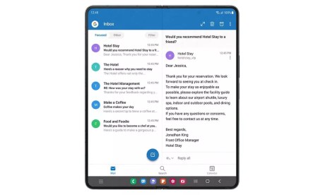 Les Z Fold 4 vont voir leur interface évoluer par rapport à la génération précédente. // Source : WinFuture