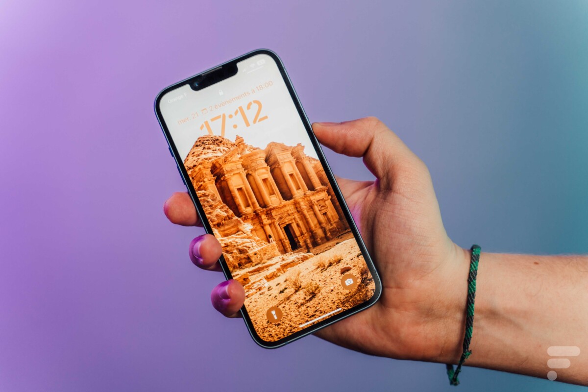 Apple iPhone 14 // Source : Frandroid - Anthony Wonner Apple iPhone 14 // Source : Frandroid - Anthony Wonner