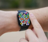 L'écran incurvé et bord à bord de l'Apple Watch Series 8 // Source : Chloé Pertuis pour Frandroid