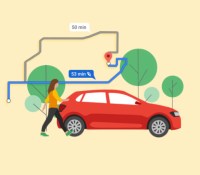 Les itinéraires "éco friendly" arrivent en France sur Google Maps // Source : Google
