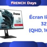 Ce moniteur gaming 32″ propose du 165 Hz et du QHD pour moins de 300 € pour les French Days Ce moniteur gaming 32″ propose du 165 Hz et du QHD pour moins de 300 € pour les French Days