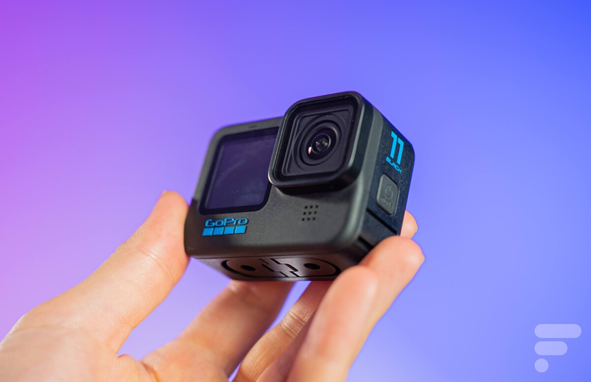 La GoPro Hero 11 Black // Source : Chloé Pertuis – Frandroid La GoPro Hero 11 Black // Source : Chloé Pertuis – Frandroid