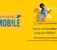 La poste mobile 4 mois offerts