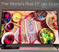 Un QD OLED en 77 pouces // Source : Samsung Display