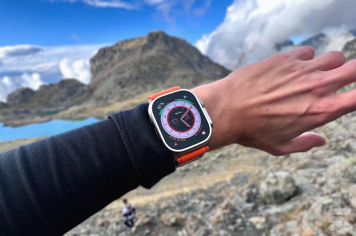 L'Apple Watch Ultra // Source : Frandroid. L'Apple Watch Ultra // Source : Frandroid.