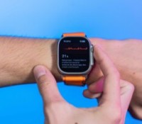 La mesure d'ECG sur l'Apple Watch Ultra // Source : Frandroid La mesure d'ECG sur l'Apple Watch Ultra // Source : Frandroid