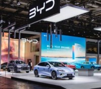 Stand BYD au Mondial de l'auto 2022 // Source : Marie Lizak pour Frandroid Stand BYD au Mondial de l'auto 2022 // Source : Marie Lizak pour Frandroid