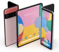 Rendu d'un concept du Google Pixel Fold // Source : @WaqarKhanHD sur Twitter