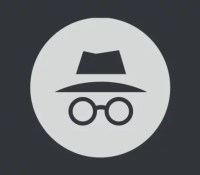Logo de la navigation privée sur Google Chrome