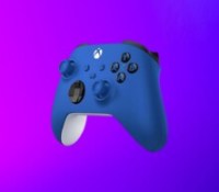 manette xbox series shock blue fond violet