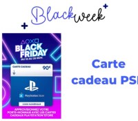 carte cadeau PSN black friday 2022