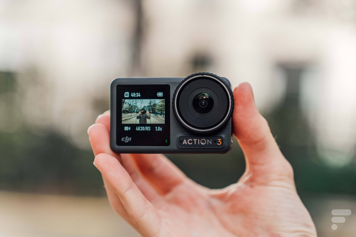 La DJI Osmo Action 3 // Source : Anthony Wonner – Frandroid La DJI Osmo Action 3 // Source : Anthony Wonner – Frandroid