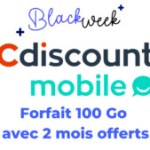 2 mois offerts pour un forfait 100 Go à prix fixe après 1 an, c’est ça le Black Friday ! 2 mois offerts pour un forfait 100 Go à prix fixe après 1 an, c’est ça le Black Friday !
