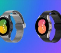 Les Galaxy Watch 5 avec bracelet milanais. // Source : Samsung