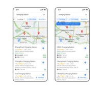 Google Maps permet de trouver la meilleure station de charge à proximité // Source : Google