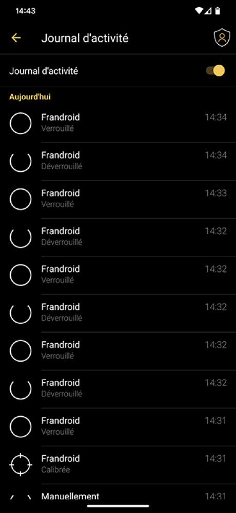 S'il y'a beaucoup de passage chez vous, vous risquez d'être noyé de notifications // Source : Yazid Amer - Frandroid
