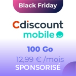 Pour le Black Friday, ce forfait mobile 100 Go à petit prix est offert pendant 2 mois Pour le Black Friday, ce forfait mobile 100 Go à petit prix est offert pendant 2 mois