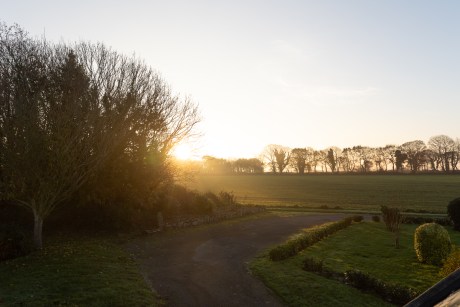 paysage lever de soleil