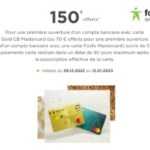 En cette fin d’année, Fortuneo offre jusqu’à 150 euros pour l’ouverture d’un premier compte En cette fin d’année, Fortuneo offre jusqu’à 150 euros pour l’ouverture d’un premier compte