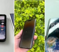Un iPhone 14 Pro modifié pour intégrer un écran incurvé // Source : @lipilipsi sur Twitter