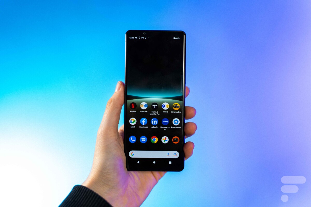 Le Xperia 5 IV. // Source : Frandroid - Chloé Pertuis Le Xperia 5 IV. // Source : Frandroid - Chloé Pertuis