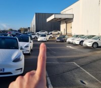 Livraison Tesla Model Y // Source : Mael Pilven
