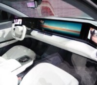 L'intérieur de la première voiture Sony (et Honda) à être commercialisée // Source : Frandroid