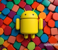 Le bugdroid d'Android // Source : Image créée par Frandroid avec Midjourney
