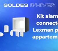 Kit alarme connectée Lexman pour appartement  Soldes