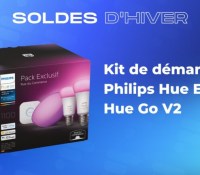 Kit de démarrage Philips Hue E27 + Hue Go V2 — Soldes d&rsquo;hiver 2023