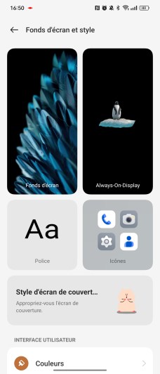 Oppo Find N2 Flip sous ColorOS 13 // Source : Frandroid
