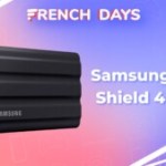 Le SSD externe Samsung T7 Shield de 4 To n&rsquo;a jamais aussi résistant et peu cher
