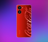 Un smartphone Coca-Cola, proposé par Realme. // Source : GSM Arena