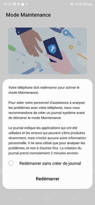Comment utiliser le mode maintenance du Galaxy S23 08jpg