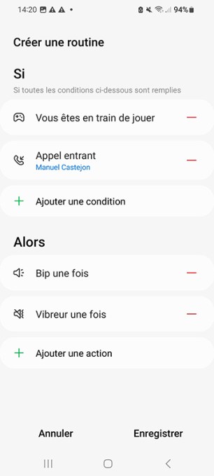 Comment utiliser les modes et les routine Samsung UI 5 10