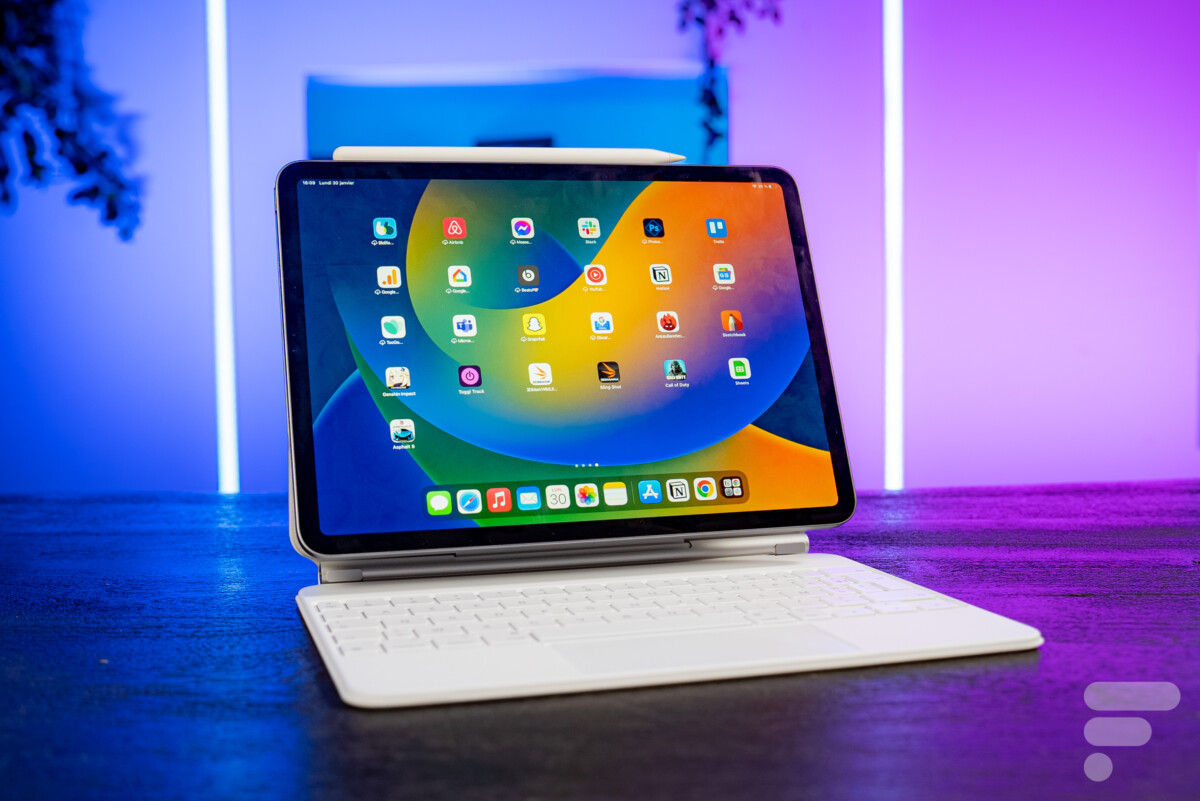 L'iPad Pro 11 M2 // Source : Chloé Pertuis pour Frandroid L'iPad Pro 11 M2 // Source : Chloé Pertuis pour Frandroid