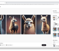 Des exemples de contenus produits par Firefly // Source : Adobe Firefly