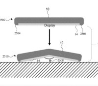 Selon un nouveau brevet d'Apple, la firme voudrait protéger ses prochains smartphones pliants ou enroulables par un système de détection de chute. // Source : Apple